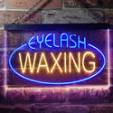 ADVPRO Eye Waxing Beauty Salon Dual Color LED Neon Sign st6-i2049 - Blue & Yellow