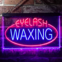 ADVPRO Eye Waxing Beauty Salon Dual Color LED Neon Sign st6-i2049 - Red & Blue