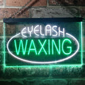 ADVPRO Eye Waxing Beauty Salon Dual Color LED Neon Sign st6-i2049 - White & Green