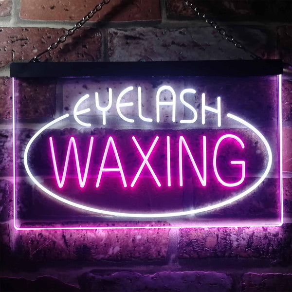 ADVPRO Eye Waxing Beauty Salon Dual Color LED Neon Sign st6-i2049 - White & Purple