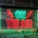 ADVPRO On Air Studio Recording in Progress Dual Color LED Neon Sign st6-i2066 - Green & Red