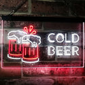 ADVPRO Cold Beer Bar Pub Club Decor Dual Color LED Neon Sign st6-i2069 - White & Red