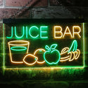 ADVPRO Juice Bar Fruit Shop Dual Color LED Neon Sign st6-i2084 - Green & Yellow