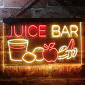 ADVPRO Juice Bar Fruit Shop Dual Color LED Neon Sign st6-i2084 - Red & Yellow
