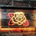 ADVPRO Rose Flower Home Decor Dual Color LED Neon Sign st6-i2095 - Red & Yellow