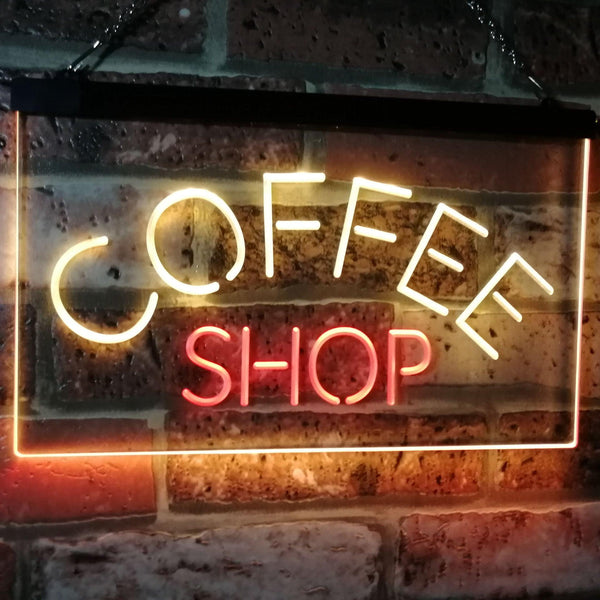 ADVPRO Coffee Shop Kitchen Bistro Decoration Dual Color LED Neon Sign st6-i2111 - Red & Yellow
