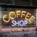 ADVPRO Coffee Shop Kitchen Bistro Decoration Dual Color LED Neon Sign st6-i2111 - White & Yellow