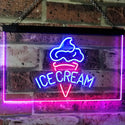 ADVPRO Ice Cream Shop Kid Room Display Dual Color LED Neon Sign st6-i2113 - Blue & Red