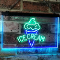 ADVPRO Ice Cream Shop Kid Room Display Dual Color LED Neon Sign st6-i2113 - Green & Blue