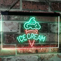 ADVPRO Ice Cream Shop Kid Room Display Dual Color LED Neon Sign st6-i2113 - Green & Red