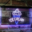 ADVPRO Ice Cream Shop Kid Room Display Dual Color LED Neon Sign st6-i2113 - White & Blue
