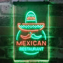 ADVPRO Mexican Restaurant Food Bar  Dual Color LED Neon Sign st6-i2116 - Green & Red