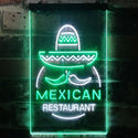 ADVPRO Mexican Restaurant Food Bar  Dual Color LED Neon Sign st6-i2116 - White & Green