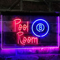 ADVPRO Pool Room 8 Ball Man Cave Dual Color LED Neon Sign st6-i2123 - Blue & Red