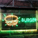 ADVPRO Burger Kitchen Decoration Dual Color LED Neon Sign st6-i2177 - Green & Yellow