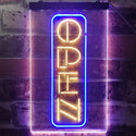 ADVPRO Open Vertical Bar Club Shop Business  Dual Color LED Neon Sign st6-i2198 - Blue & Yellow