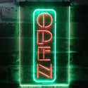 ADVPRO Open Vertical Bar Club Shop Business  Dual Color LED Neon Sign st6-i2198 - Green & Red