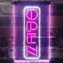 ADVPRO Open Vertical Bar Club Shop Business  Dual Color LED Neon Sign st6-i2198 - White & Purple