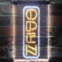 ADVPRO Open Vertical Bar Club Shop Business  Dual Color LED Neon Sign st6-i2198 - White & Yellow