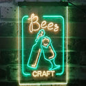 ADVPRO Craft Beer Bar Man Cave Garage Display  Dual Color LED Neon Sign st6-i2270 - Green & Yellow