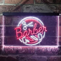 ADVPRO Barber Pole Scissor Dual Color LED Neon Sign st6-i2279 - White & Red