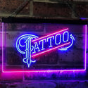 ADVPRO Tattoo Art Display Dual Color LED Neon Sign st6-i2294 - Blue & Red