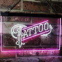 ADVPRO Tattoo Art Display Dual Color LED Neon Sign st6-i2294 - White & Purple