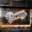 ADVPRO Tattoo Art Display Dual Color LED Neon Sign st6-i2294 - White & Yellow