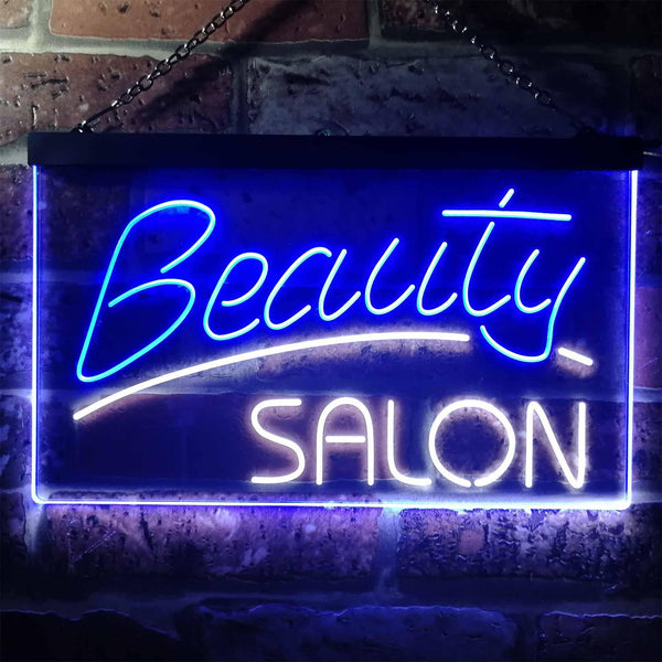 ADVPRO Beauty Salon Dual Color LED Neon Sign st6-i2308 - White & Blue