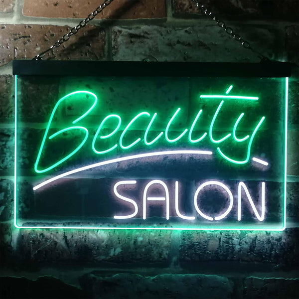 ADVPRO Beauty Salon Dual Color LED Neon Sign st6-i2308 - White & Green