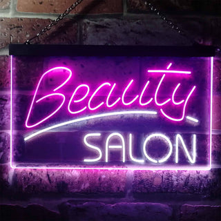 ADVPRO Beauty Salon Dual Color LED Neon Sign st6-i2308 - White & Purple