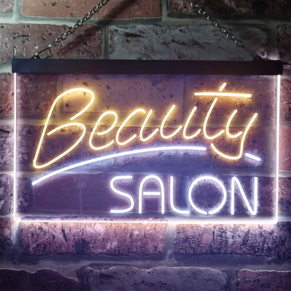 ADVPRO Beauty Salon Dual Color LED Neon Sign st6-i2308 - White & Yellow