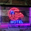 ADVPRO Blue Moon Motel Bar Pub Club Dual Color LED Neon Sign st6-i2333 - Blue & Red