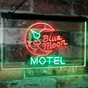 ADVPRO Blue Moon Motel Bar Pub Club Dual Color LED Neon Sign st6-i2333 - Green & Red