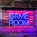 ADVPRO Game Room Man Cave Bar Display Dual Color LED Neon Sign st6-i2338 - Blue & Red