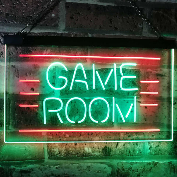 ADVPRO Game Room Man Cave Bar Display Dual Color LED Neon Sign st6-i2338 - Green & Red