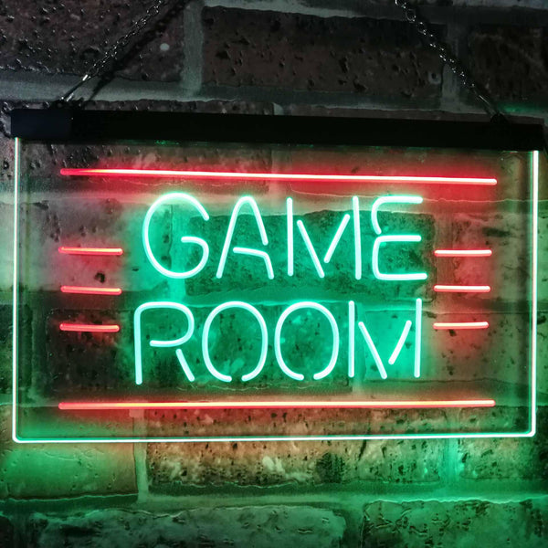 ADVPRO Game Room Man Cave Bar Display Dual Color LED Neon Sign st6-i2338 - Green & Red