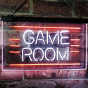 ADVPRO Game Room Man Cave Bar Display Dual Color LED Neon Sign st6-i2338 - White & Orange