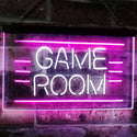 ADVPRO Game Room Man Cave Bar Display Dual Color LED Neon Sign st6-i2338 - White & Purple