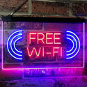 ADVPRO Free WiFi Display Dual Color LED Neon Sign st6-i2373 - Blue & Red