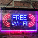 ADVPRO Free WiFi Display Dual Color LED Neon Sign st6-i2373 - Red & Blue