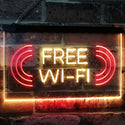 ADVPRO Free WiFi Display Dual Color LED Neon Sign st6-i2373 - Red & Yellow