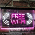 ADVPRO Free WiFi Display Dual Color LED Neon Sign st6-i2373 - White & Purple