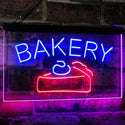 ADVPRO Bakery Cake Shop Dual Color LED Neon Sign st6-i2380 - Blue & Red