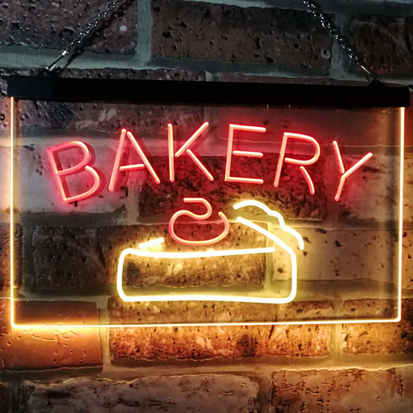 ADVPRO Bakery Cake Shop Dual Color LED Neon Sign st6-i2380 - Red & Yellow