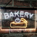 ADVPRO Bakery Cake Shop Dual Color LED Neon Sign st6-i2380 - White & Yellow