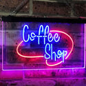 ADVPRO Coffee Shop Kitchen Classic Display Dual Color LED Neon Sign st6-i2433 - Red & Blue