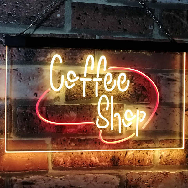 ADVPRO Coffee Shop Kitchen Classic Display Dual Color LED Neon Sign st6-i2433 - Red & Yellow