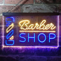 ADVPRO Barber Shop Pole Dual Color LED Neon Sign st6-i2457 - Blue & Yellow