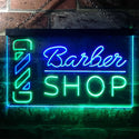 ADVPRO Barber Shop Pole Dual Color LED Neon Sign st6-i2457 - Green & Blue